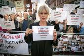 Joanna Lumley calls for Nepal to stop mass animal sacrifice