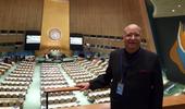 Lord Loomba attends Pope's inaugural address at UN General Assembly, New York...