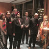 Anita ad Avnish Goyal, HE M Puri, Radj hondoe President HFE, SWamiji from SWitzerland with HE Dilum in the Background