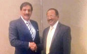 India, Pak break ice in Bangkok...