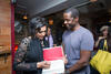 Meera Syal and Adrian Lester at the launch of The House of Hidden Mothers image by Swani.com