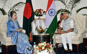 Modi meets former PM Khaleda Zia...