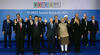 Modi in the group photographs with BRICS leaders and Leaders of the invited states, in Ufa