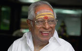 Vishwanathan receives medical care for breathing trouble...