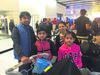 Vimalbhai Patel, with 10 years old Nil, and 8 years old Bansri going to Ahmedabad