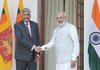 Narendra Modi and Ranil Wickremesinghe