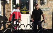 Father-Son to cycle 54 miles for heart charity...