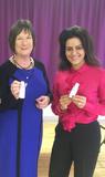 Pauline Latham OBE MP and Kavita Oberoi Temple Visit Main