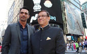 India's Consul General, Rampal ring Nasdaq bell on I-day...