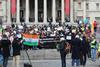 Peace walk reaches Trafalgar square