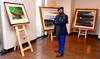 Paresh Maity with multiple pieces
