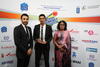 Ravi Bopara, Haseeb Hameed, Tara Naidu of Air India