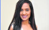 Krishna Solanki: only Asian finalist for Miss England...