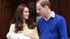 The Duke and Duchess of Cambridge with their new born baby girl
