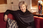 Dressing down: Morgan raps May’s £995 leather trousers...