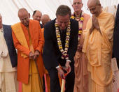 Bhaktivedanta Manor welcomes UK Prime Minister David Cameron for historic Haveli...