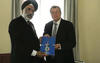 Gurjit Singh with Reinhold Festge