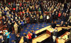 Modi standing ovation