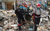 Quakes kill 350 in Ecuador, 41 in Japan...