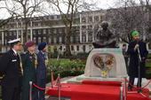 Martyrs’ Day observed at Gandhi Statue in Tavistock Square...