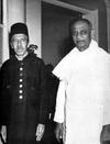 2.The Nizam with Sardar Patel after surrender of Hyderabad