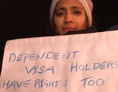 Indian Ladies in UK protest overnight to grab authority's attention over abuses...