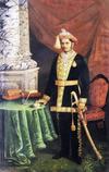 1.Maharaja_Sayaji_Rao as portrait by Raja Ravi Varma