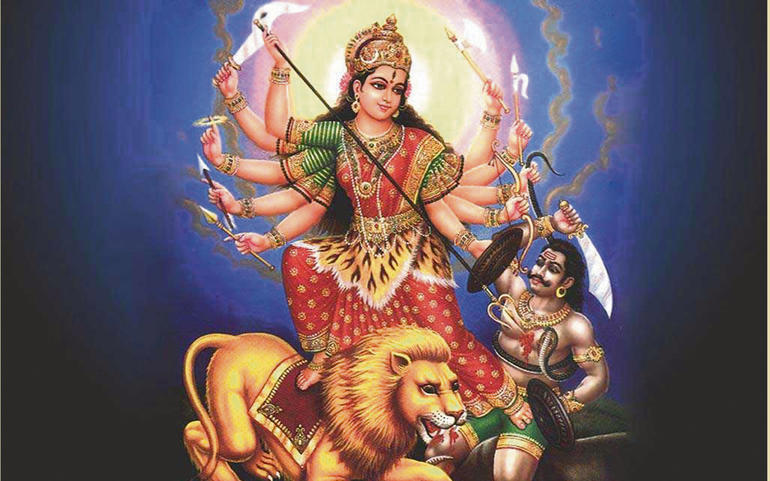 યા દેવી સર્વભૂતેષુ, શક્તિરૂપેણ સંસ્થિતા । નમસ્તસ્યૈ, નમસ્તસ્યૈ, નમસ્તસ્યૈ નમો નમઃ ।। યા દેવી સર્વભૂતેષુ, શક્તિરૂપેણ સંસ્થિતા । નમસ્તસ્યૈ, નમસ્તસ્યૈ, નમસ્તસ્યૈ નમો નમઃ ।।