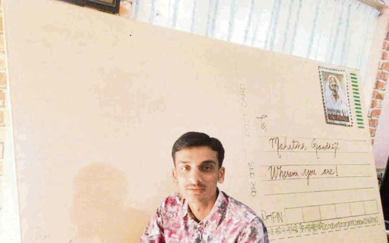 રાજકોટમાં બન્યું અનોખું ગાંધ