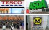 Large supermarkets