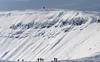 snowy  covering at Brecon Beacons National Park  Wales on Sunday