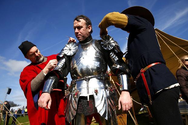 Richard III - Preparations on the battlefield at Bosworth where died in 1485