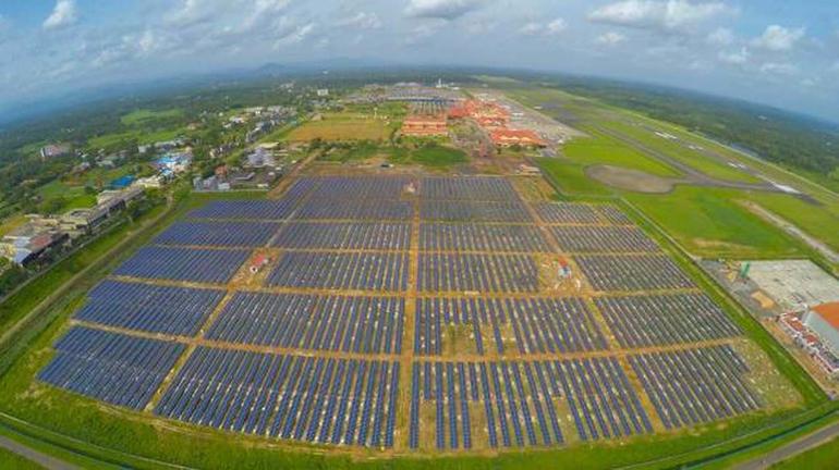 kochi airport solar plant