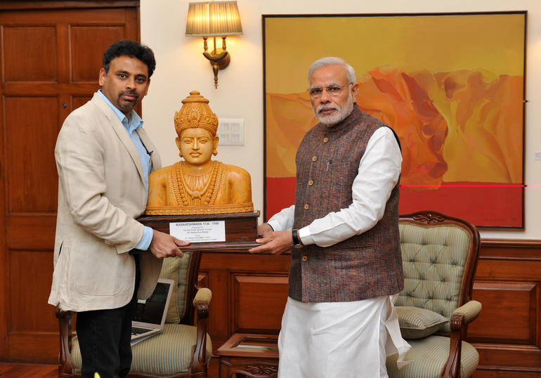 Modi invited to unveil Basaveshwara
