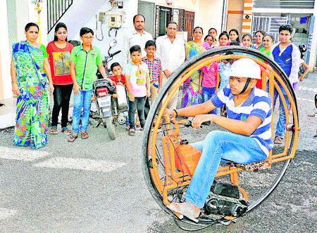 one wheel bike
