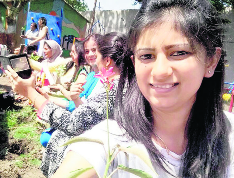 Rajkot salfie-with-tree