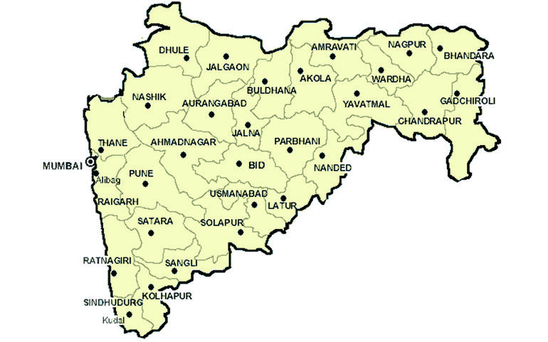 મહારાષ્ટ્રના ચાર રાજ્યોમાં વ