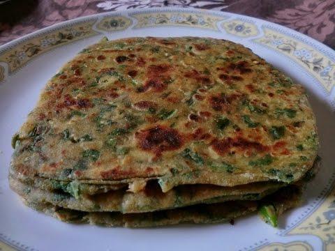 cabbage-methi paratha