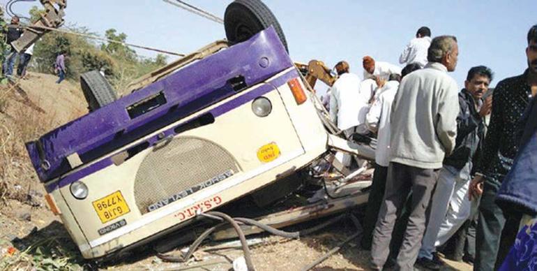 savarkundla bus accident