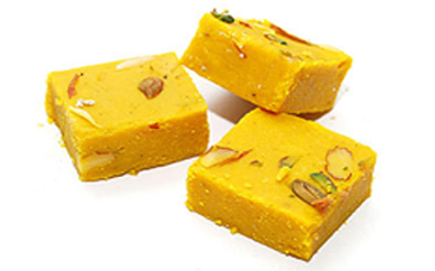 farali - kesar barfi