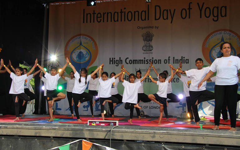 ટ્રફાલ્ગર સ્ક્વેરમાં સંસ્કૃત