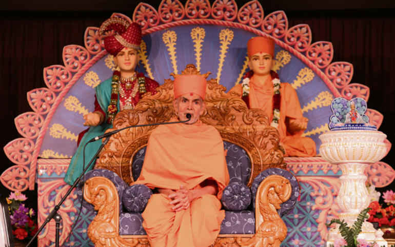 પ.પૂ. મહંતસ્વામીનું ઓસ્ટ્રેલિ પ.પૂ. મહંતસ્વામીનું ઓસ્ટ્રેલિ