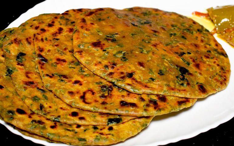 મેથીના પરોઠાં...