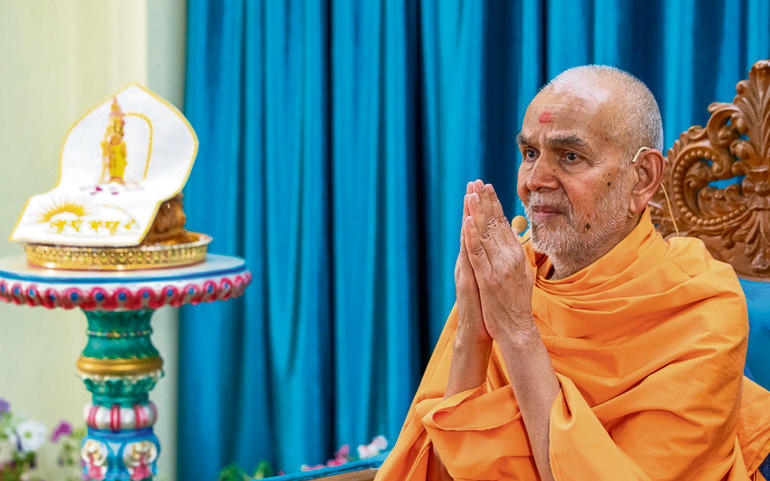પૂ. મહંત સ્વામીની લોકડાઉનમાં સહકાર આપવા અપીલ પૂ. મહંત સ્વામીની લોકડાઉનમાં સહકાર આપવા અપીલ