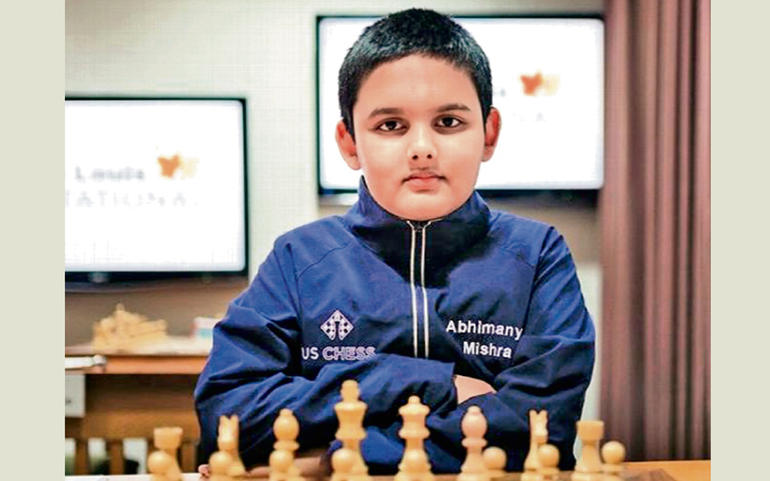 ૧૨ વર્ષનો અભિમન્યુ મિશ્રા વિશ ૧૨ વર્ષનો અભિમન્યુ મિશ્રા વિશ