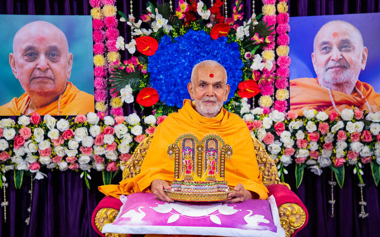 પ્રમુખસ્વામી મહારાજના ૯૯મા જ પ્રમુખસ્વામી મહારાજના ૯૯મા જ