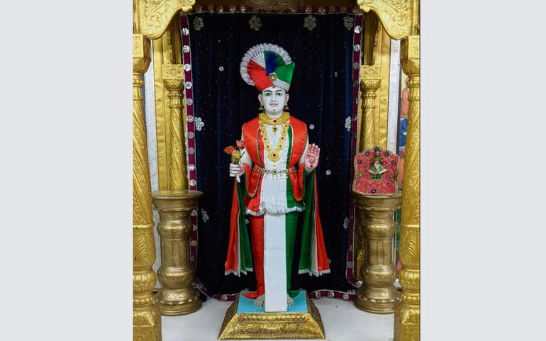 કુમકુમ મંદિર ખાતે ૭૫મા સ્વાતં કુમકુમ મંદિર ખાતે ૭૫મા સ્વાતં