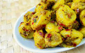 કાચા કેળાનું શાક...