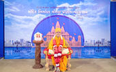 પૂ. મહંત સ્વામીએ કણાદ BAPS મંદિરન
