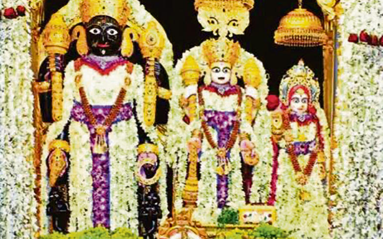 વડતાલ સ્વામિનારાયણ મંદિરમાં વડતાલ સ્વામિનારાયણ મંદિરમાં